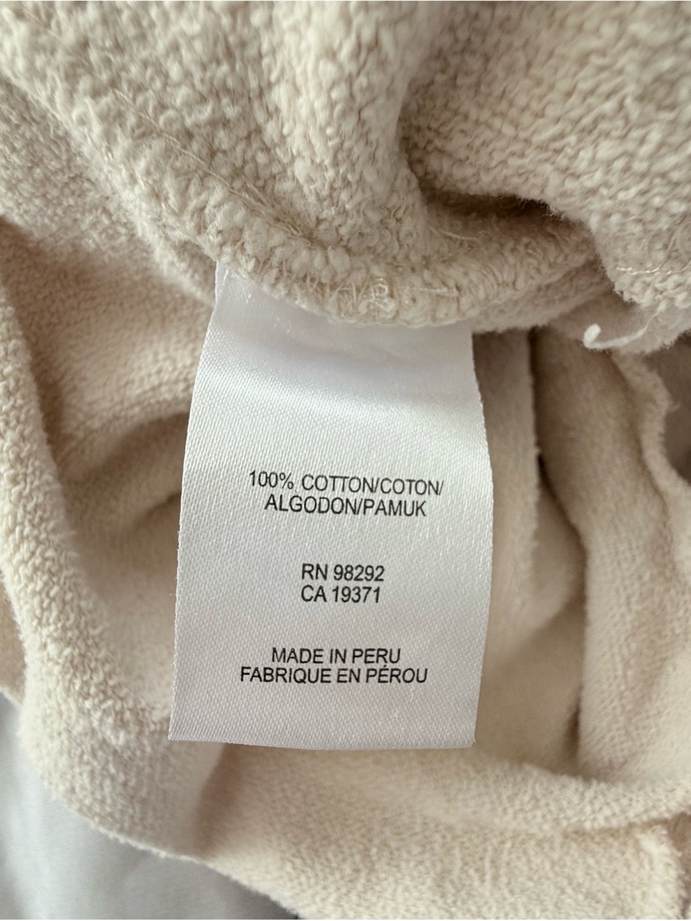 Tibi Calder Women’s Luxury Sweatpants Joggers 100% Cotton in Cream Like New - XL - Picture 9 of 12
